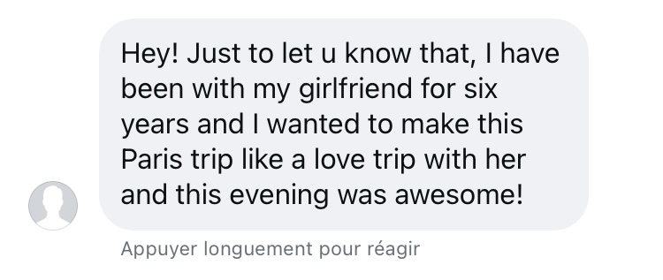 A message from a real reader